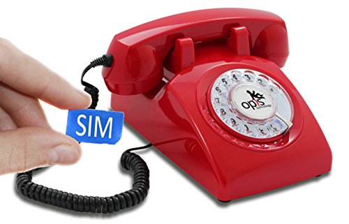 Telefone sem fio OPIS 60S (Vermelho - 2,4'' - Teclado numérico) Opis Technology - Telefones com fios - sem fio, teclado numérico, bateria recarregável