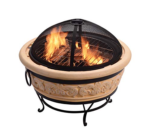 Churrasco de Jardim com Tampo e Grelha Magnésio Oxyde Peaktop - Campismo & caminhada - tampo, grelha magnésio, segurança, jardim