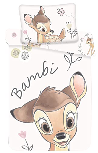 Conjunto edredões VISION Bambi (100x135 cm) JFabrics - Capas de edredão - conjunto, edredões, vision, bambi, bebé, algodão
