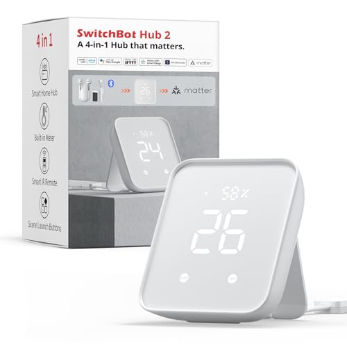 Termómetro e Higrómetro SWITCHBOT SBHB02 Wonderlabs - Previsores do tempo e estações - temperatura, humidade, ambiente, água