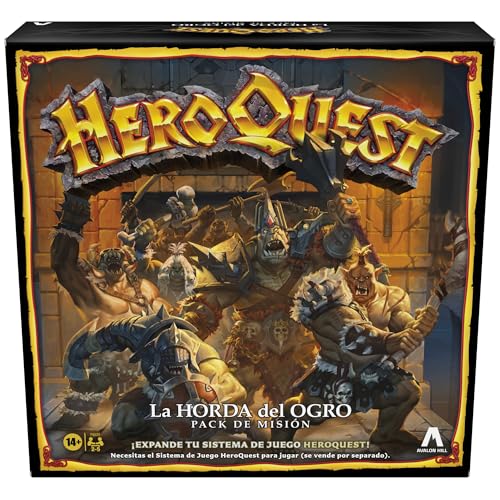 Jogo Coletivo HERO QUEST Mission: The Ogre Horde Hasbro - Jogos - jogo coletivo, hero quest, mission the ogre horde