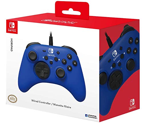 Comando Hori Pad para Nintendo Switch - Azul Hori - Controlos de jogo - sem fios, layout tradicional, d-pad removível, usb-c