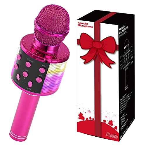 Microfone Karaoke FEDERICO (Bluetooth - Preto) Fede - Microfones - bluetooth, preto, karaoke, recarregável