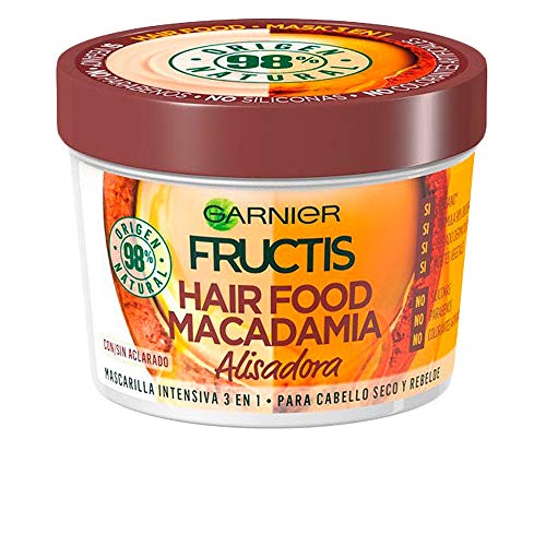 Máscara para o Cabelo FRUCTIS Food Alisador Cabelo (390 ml) Garnier - Shampoo & condicionador - cabelo molhado, cabelo seco, alisador, 390 ml