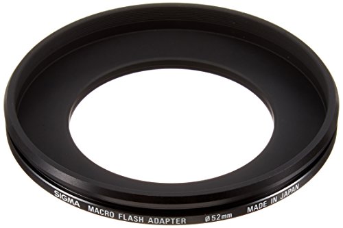 Sigma 52mm Macro Flash Adapter Cabo para câmara fotográfica Sigma - Anéis adaptadores de lentes e filtros - 5 cm, 50 g, preto, sigma em-140 dg