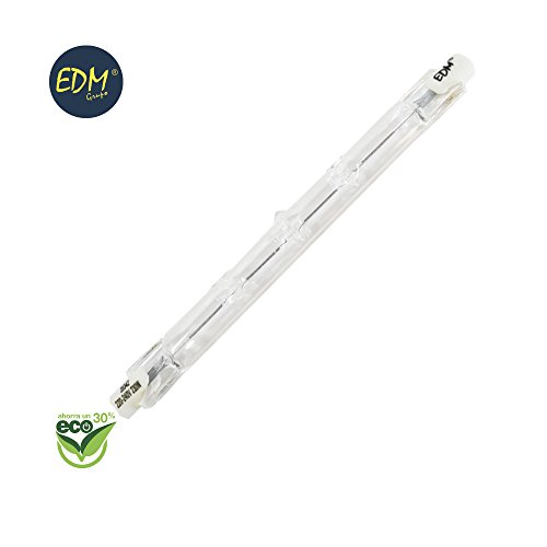 Lâmpada de Halogénio EDM R7S-230W=300W 230V Eco-Halog 118 mm 5000 Lm EDP - Lâmpadas - halogenico, 230v, 118mm, 5000lm
