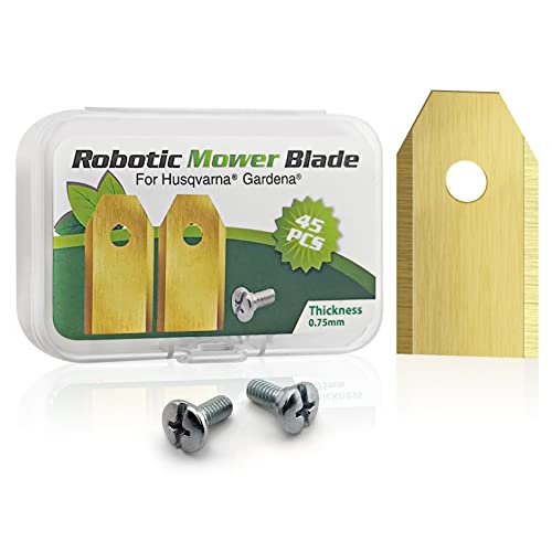 Conjunto de 45 Lâminas de Substituição para Motoserras HUSQVARNA Automower rokrist - Lâminas de cortador de relva - conjunto, lâminas, substituição, motoserras, husqvarna, automower
