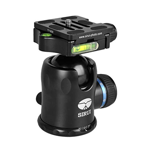 Cabeça de Tripé SIRUI K-30X (Universal - Preto) Sirui - Peças e acessórios para câmeras - alumínio, 30 kg, cabeça de bola, preto