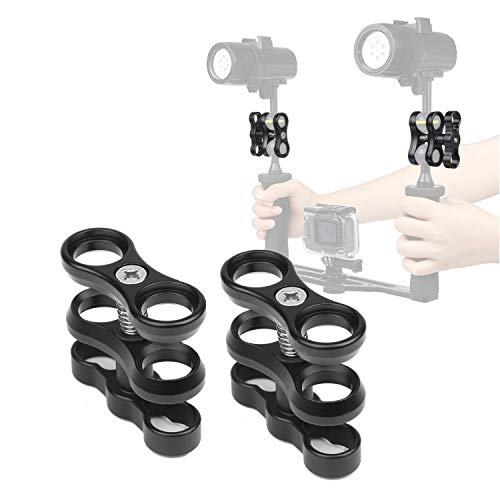 Suporte de Câmaras para Submersão 2 Unidades Atoptek - Peças e acessórios para câmeras - suporte, câmaras, submersão, 2 unidades, bola sob a água