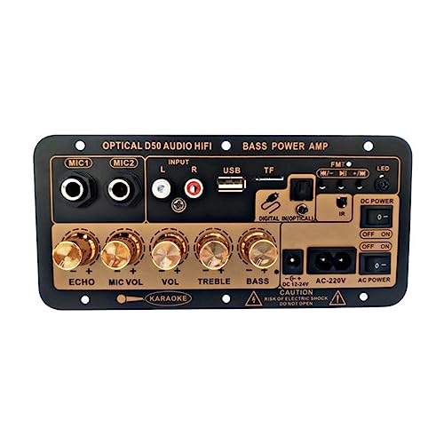 Amplificador de Áudio Comphic D50 Preto, Cinzento Comphic - Redes - 2.0 canais, 10 W, 20 w, óptico, ca