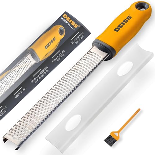 Deiss Pro Rallador de Queijo 1.5 x 10 cm Deiss Kitchenware - Raladores de alimentos e zesters - 10 cm, aço inoxidável, ergonômico, fácil de usar