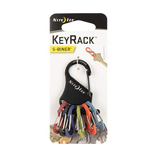 NITE IZENite-ize Keychain 6 S-biners (Recondicionado Como Novo) Nite Ize - Câmeras de vigilância - reconhecido como novo, preto e branco, 100g