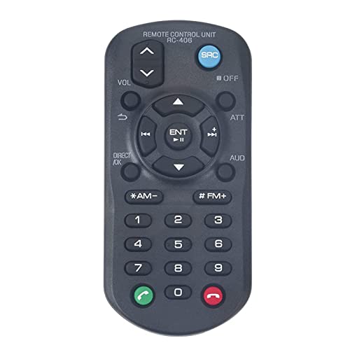 Comando Remoto para Rádio Auto RC-406 (Sony) Kobeleen - Áudio - comando remoto, rádio auto, preto, abs, rc-406