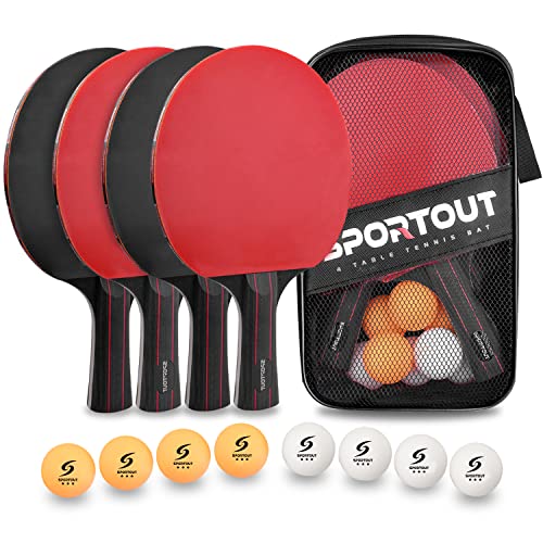 Conjunto de Raquetes e Bolas de Ténis de Mesa PRO-SPORTS Easyroom - Raquetes e conjuntos de ping pong - raquetas, bola, tennis, mesa