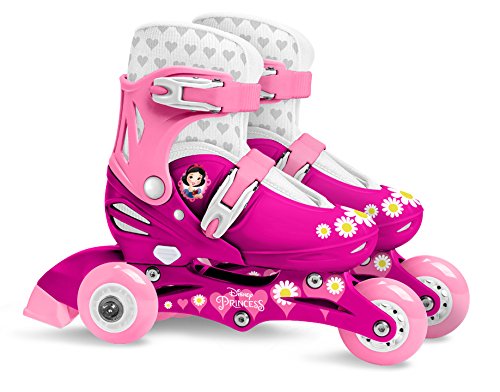 Conjunto de Sapatos e Luvas SAS Princess Rosa para Crianças STAMP - Patins em linha - sapatos, luvas, disney, ajustáveis