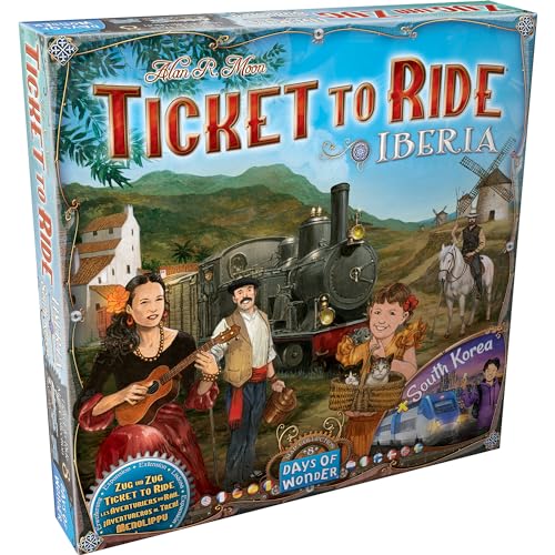 Jogo de Tabuleiro DAYS OF WONDER Train (Idade Mínima Recomendada: 8 anos) Juegos - Jogos - ação estratégia, 2-4 jogadores, 8 anos