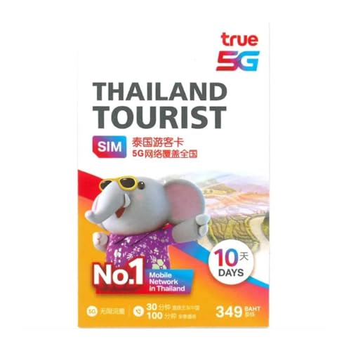 True Prepaid 5G Data Only Card Thailand 50Gb 10D TrueMove H - Placas e adaptadores de interface de computador - 5g, 50GB, micro-sim, data only