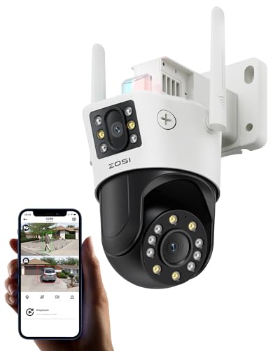 Câmara de Vigilância ZOSI C298 Pro | Branco (Domótica) Ansjer Electronics Co.,Ltd - Câmeras de vigilância - cmos, wi-fi, bluetooth, 4 mp