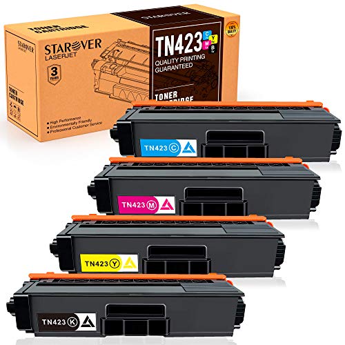 Starover TN423 TN421 Toner Compatible 40000páginas Preto STAROVER - Cartuchos de toner e jato de tinta - tn423, tn421, 40000 páginas, preto