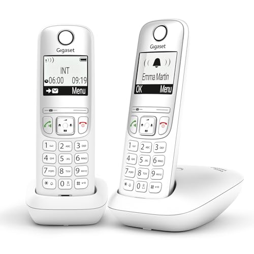 Telefone sem fio GIGASET A690 Duo Branco (Telefone Sem Fios) Gigaset - Telefones com fios - sem fio, duo, branco