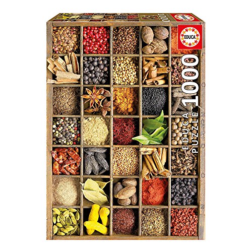 Puzzle EDUCA BORRAS Spices (1000 peças) EDUCA - Quebra-cabeças de encaixar - 1000 peças, cartão, spices, 48x34 cm
