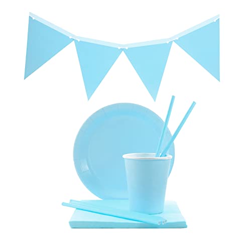 Conjunto de Refeição LASE C9 Set 127 pcs LASE C9 - Kits de festa - biodegradável, 127 pcs, cartão, papel colorido