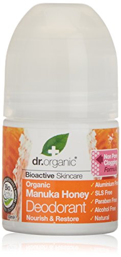 Desodorizante DR ORGANIC Manuka Honey (50 ml) Dr. Organic - Desodorizantes e antitranspirantes - desodorizante, manuka honey, 50 ml