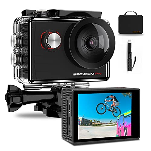 Action Cam APEXCAM Pro (4K - 20 MP - Wi-Fi) Apexcam - Peças de reposição para telemóveis - 4k, 20 mp, wi-fi, 30 fps