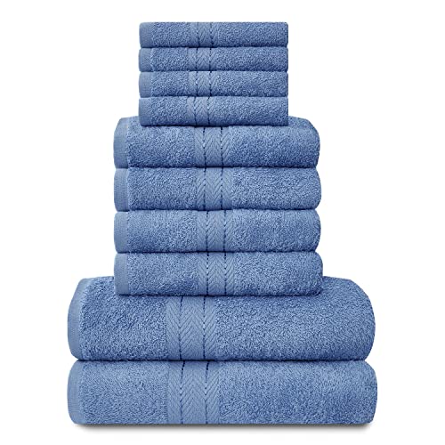Toalhas LIONS TOWELS (Algodão - Azul - 40 x 80 cm) Lions - Toalhas de banho e panos de limpeza - algodão, azul, 40x80 cm
