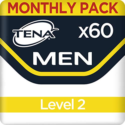 Tena Men Level 2 Absorventes 60 Unidades (Recondicionado Como Novo) Tena - Acessórios para incontinência - absorbente, 60 unidades, reconhecido como novo