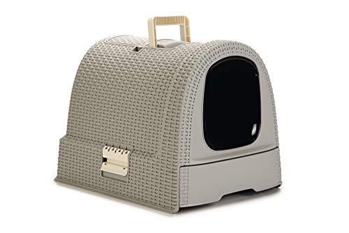 Caixa de areia para gatos Curver 51x38,5x39 cm cinza Curver - Produtos para animais de estimação - gato, 51x38.5x39 cm, cinza