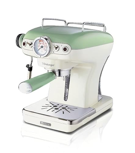 Máquina de Café Ariete 1389 Vintage | Verde (Pequeno Almoço / Café) Ariete - Máquinas de café espresso - máquina de café, ariete, vintage, verde