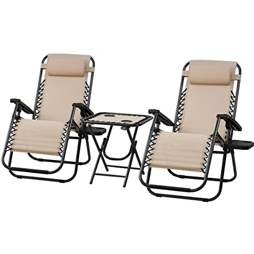 Conjunto de 2 Espreguiçadeiras T-LOVENDO TLV-TMBD T-LoVendo - Conjuntos de móveis de exterior - conjunto, espreguiçadeira, 2 unidades