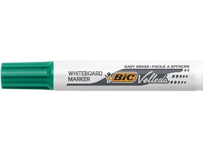 Marcadores Bic Velleda 1791 - 12 Unidades (Escrita) BIC - Marcadores e marcadores de texto - 12 unidades, fibras de vidro, tinta à base de água, traço 3,3mm