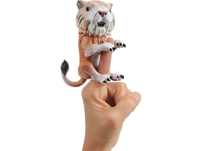Figura de Ação WOWWEE Untamed Sabretooth - Bonesaw WOWWEE - Brinquedos robóticos - interativo, dentes de sabre, caninos grandes