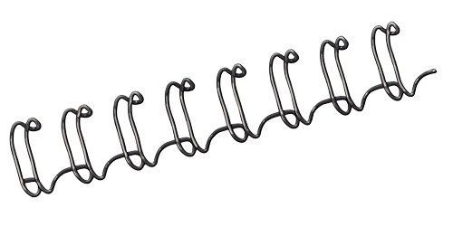 Argolas para Encadernação FELLOWES 5346105 Fellowes - Pentes e espiras de encadernação - encadernação, 100 folhas, 12 mm, metal preto