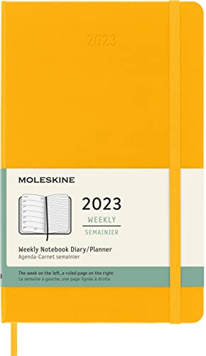 Agenda Semanal 12 Meses 2023 Moleskine A5 Laranja - Amarelo 
Marca:
Moleskine
 - Cadernos e bloco de notas - semanal, 12 meses, 2023, A5, laranja