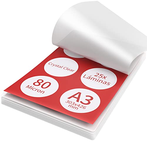 Bolsa de Plastificação ACRONET (A3 - Polipropileno) ACROPAQ - Filme de laminação, pochetes e folhas - polipropileno, a3, transparente