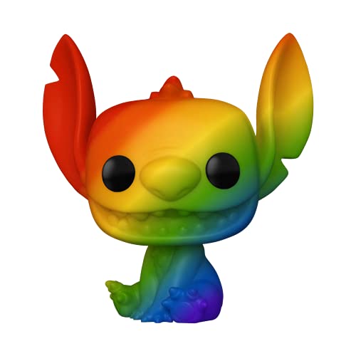 Figura FUNKO Pop! Disney Pride: Stitch Rainbow Funko - Brinquedos - funko, disney, pride, stitch, rainbow