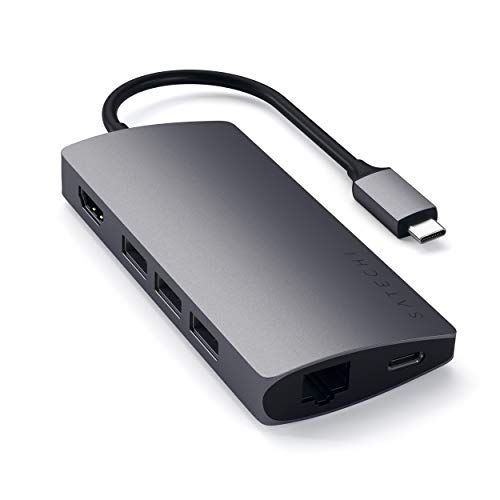 Hub SATECHI Type-C Ethernet V2 (Ethernet - Cinzento sideral) SATECHI - Concentradores usb e firewire - hub, type-c, ethernet, cinzento sideral