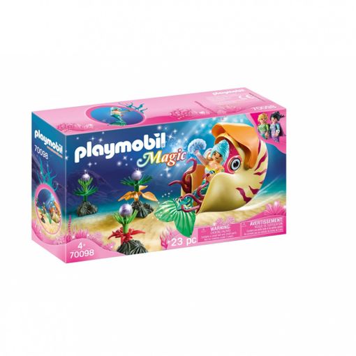 Playmobil 70098 Conjunto de bonecos temáticos para crianças PLAYMOBIL - Conjuntos de brinquedos - piratas, ilhas, tesouro, tubarões