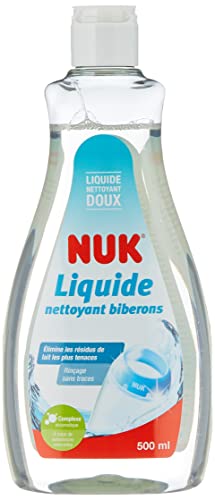 Líquido de Limpeza Especial para Biberões NUK NUK - Detergente e sabão para louça - limpeza, diária, segurança, biberões