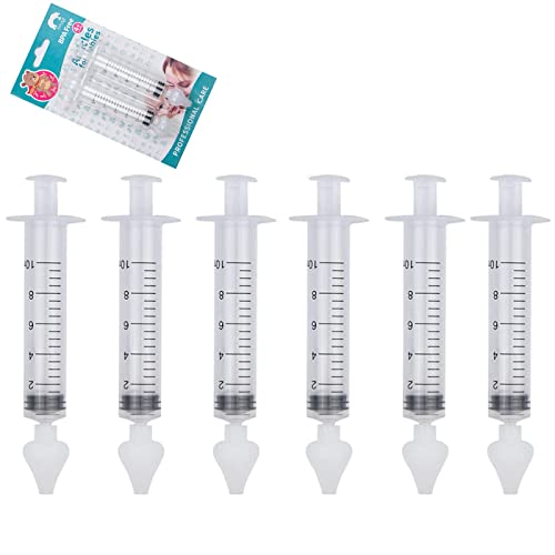 Aolkee Nasal Aspirator 10 Ml 6 Unidades AolKee - Cuidados respiratórios - 6 unidades, 10 ml, silicone, branco