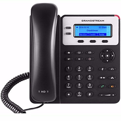 Telefone fixo Grandstream Networks GXP1620 Preto Grandstream - Telefonia - programável, 2 linhas, poe, lcd