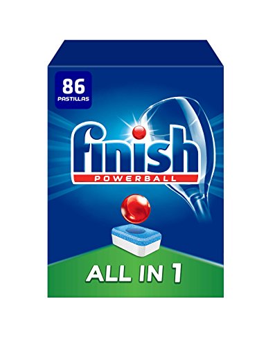 Limpador de Loiça FINISH All in One Lemon (86 unidades) Finish - Detergente e sabão para louça - limpeza, lemon, all-in-one