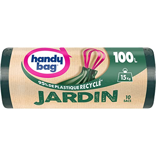Saco de Lixo Reciclável Handy Bag Jardin 100L HANDY BAG - Sacolas de lixo - reciclável, 100l, jardin