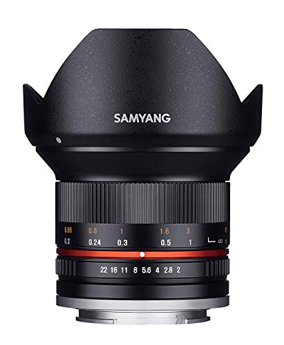 Objetiva SAMYANG 12mm F2.0 NCS CS (Encaixe: Micro 4/3 - Abertura: f/22 - f/2.0) Samyang - Lentes de câmera - 12mm, f/22, f/2.0, ultra-wide