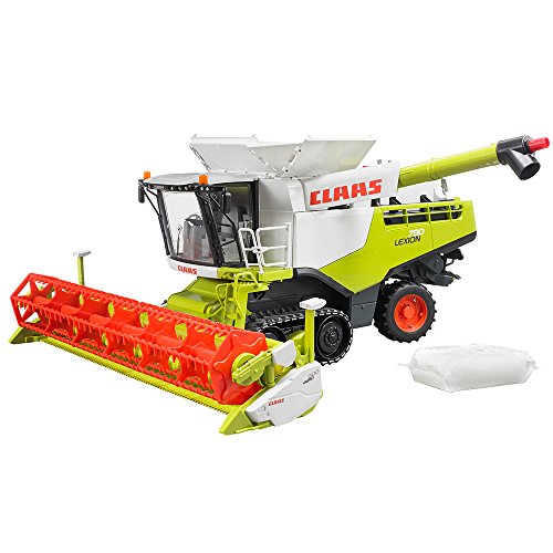 Trator com Reboque BRUDER Claas Lexion 780 Bruder - Brinquedos - trator, reboque, bruder, claas leixon 780
