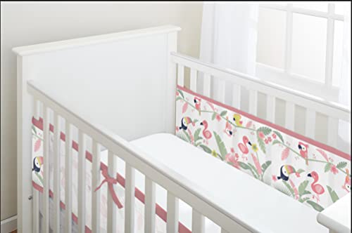 Lençol de Cama para Berço Breathablebaby Tropical Garden BREATHABLE BABY UK LIMITED - Móveis para bebês e crianças pequenas - breathable, respirável, suave, fresco