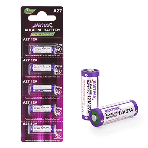 Nastima 5 Peças Bateria Alcalina 27A (12v) NASTIMA - Baterias de uso geral - bateria alcalina, 5 peças, 12V